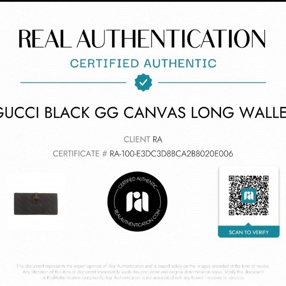 Gucci GG Canvas Horsebit Continental Wallet w/ Box and COA